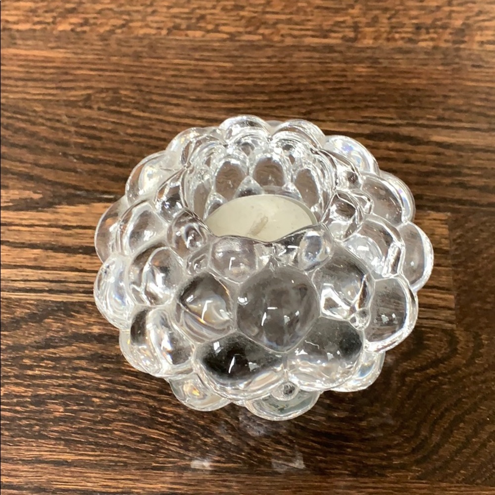Orrefors Crystal Candle Holder